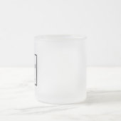 duidelijk maken matglas koffiemok (Center)