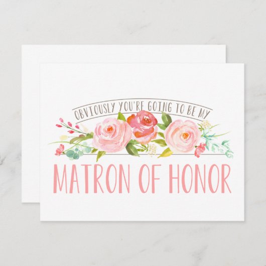 Duidelijk mijn Matron van de Garden van het Honor  Kaart (Voorkant / Achterkant)