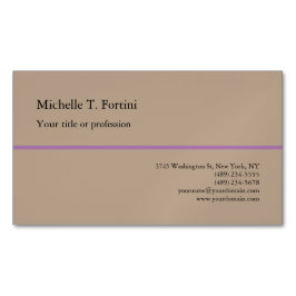 Duidelijk Minimalistisch Eenvoudig Modern Magnetisch Visitekaartje