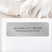 Duidelijk Modern Minimalistisch Grijs Creatief Etiket (Insitu)