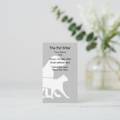 Duidelijk ontwerp voor Visitekaartje met twee zijd (Staand voorkant)