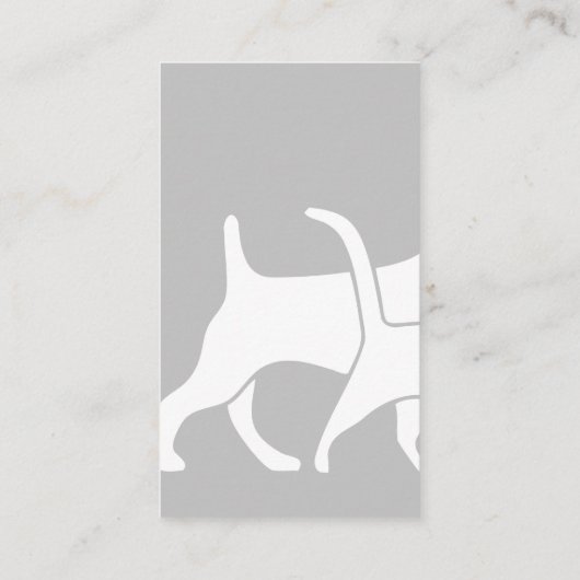 Duidelijk ontwerp voor Visitekaartje met twee zijd (Achterkant)