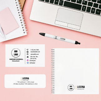 Duidelijk Ontwerp Witte Kleur Zwarte Inkt Pen