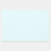 Duidelijk Poeder Sneeuwstorm Bubbels Blauwe tinten Inpakpapier Vel (Voorkant 3)