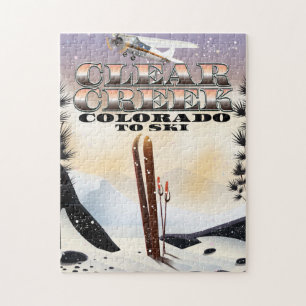 Duidelijk poster, Colorado Ski. Legpuzzel