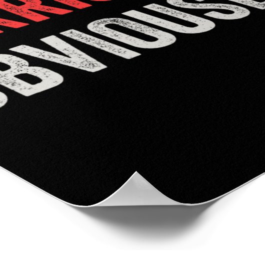 Duidelijk. President Kamala Harris 2024 Poster (Hoek)