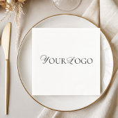 Duidelijk Thin Business Logo Bedrijf Event Minimal Servet