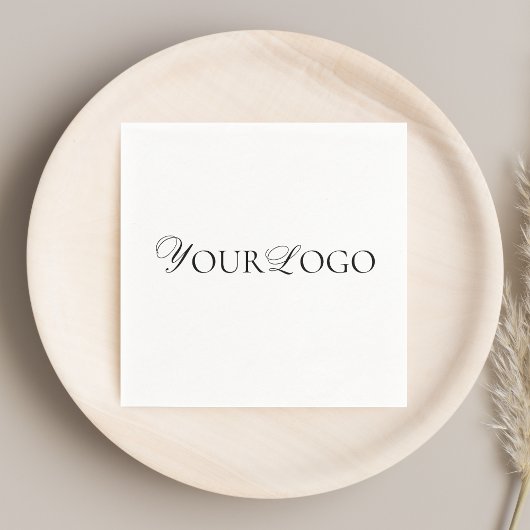 Duidelijk Thin Business Logo Bedrijf Event Minimal Servet