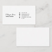 Duidelijk Visitekaartje (Voorkant / Achterkant)