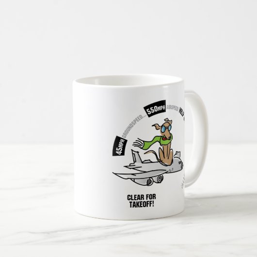 Duidelijk voor Takeoff! Mok (Voorkant rechts)