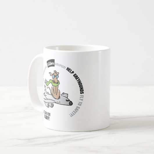 Duidelijk voor Takeoff! Mok (Voorkant links)