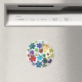 DUIDELIJK VREDESTEKST MET STROMEN MAGNEET (Insitu (Vaatwasser))