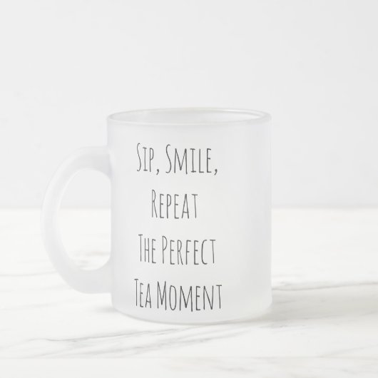 Duidelijke 10oz-Mok van het Glas Matglas Koffiemok (Links)