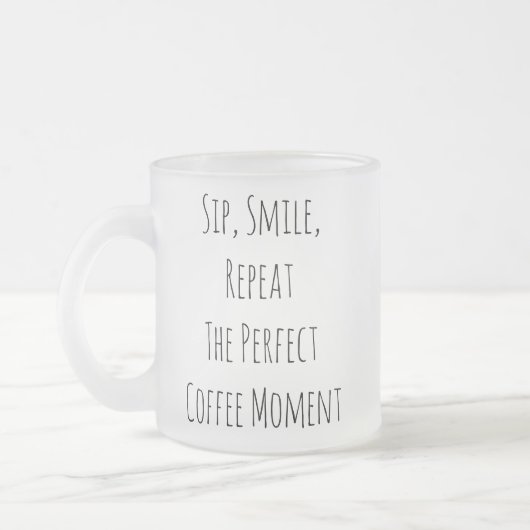 Duidelijke 11oz Ceramische Mok (Links)