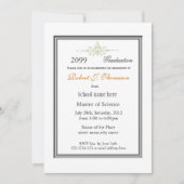 Duidelijke aankondiging van afstuderen met hoge pr (Voorkant)