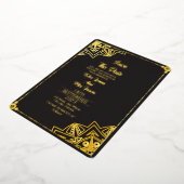 Duidelijke Acryl Bruiloft Bewaar de Datum Folie Uitnodiging (Gedraaid)