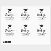 Duidelijke Afstuderen Stickers/Afstuderen decorati Ronde Sticker (Vel)