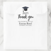 Duidelijke Afstuderen Stickers/Afstuderen decorati Ronde Sticker (Tas)