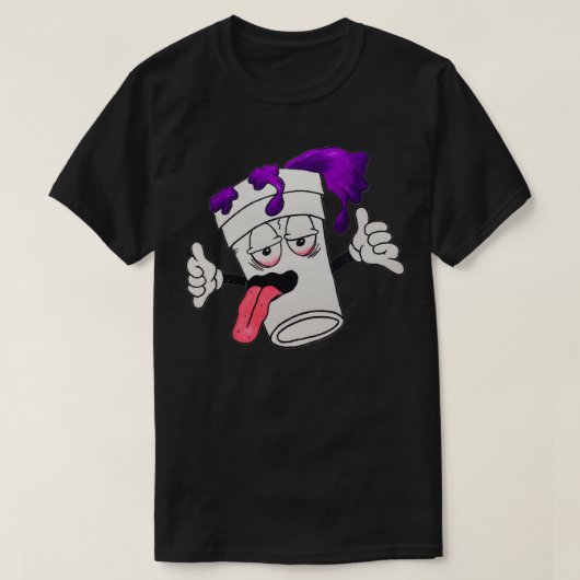 Duidelijke beker t-shirt (Design voorkant)