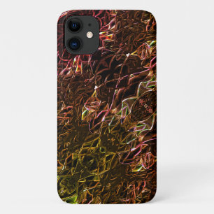 Duidelijke bruine neonspiegelstijl met flitsende l Case-Mate iPhone case