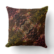 Duidelijke bruine neonspiegelstijl met flitsende l