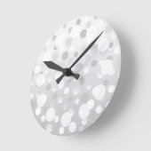Duidelijke 'bubbels'-klok rond ronde klok (Hoek)