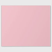Duidelijke Bubblegum Roze Kleur Shade Tone Cadeaupapier (Vlak)