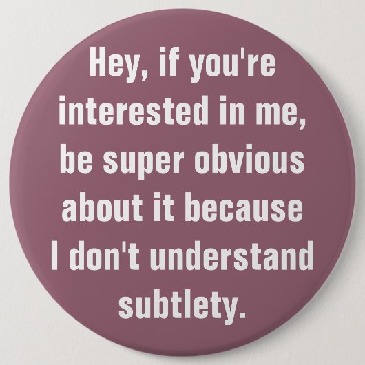 Duidelijke Button (Voorkant)