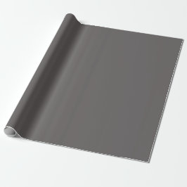 Duidelijke Carbon Grijze Kleur Shade Tone Cadeaupapier