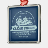 Duidelijke Creek (rafting2) Metalen Ornament (Links)