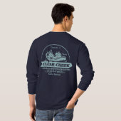Duidelijke Creek (rafting2) T-shirt (Achterkant volledig)