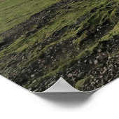 Duidelijke dag op de Laugavegur Poster (Hoek)
