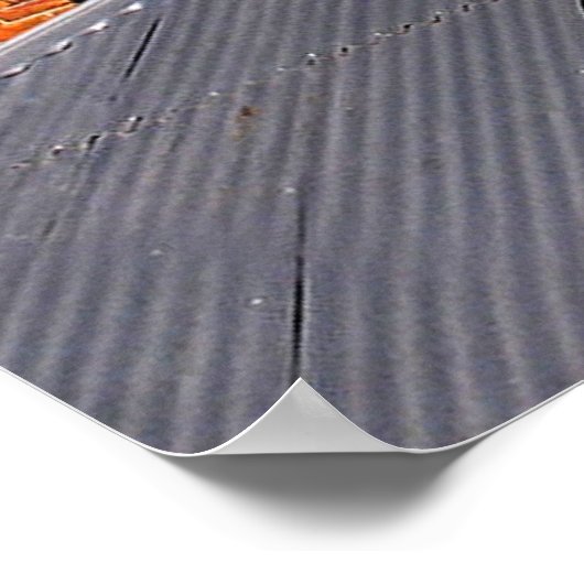 Duidelijke Dagelijkse Rooftop Afdrukken Poster (Hoek)