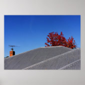 Duidelijke Dagelijkse Rooftop Afdrukken Poster (Voorkant)
