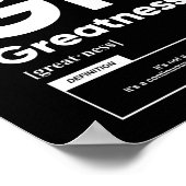 Duidelijke definitie | MOTIVATIE POSTER (Hoek)