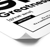 Duidelijke definitie | MOTIVATIE Poster (Hoek)