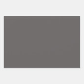 Duidelijke Dolfijn Wolk Grijze tinten 3 Tonen Inpakpapier Vel (Voorkant 3)