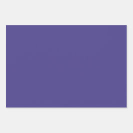 Duidelijke donkere koninklijke majesteit Paarse ti Inpakpapier Vel