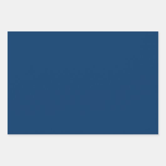 Duidelijke donkere midnight marine blauw tinten 3  inpakpapier vel (Voorkant 2)