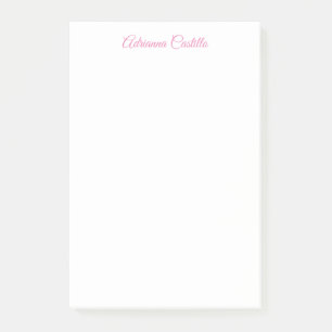 Duidelijke eenvoudige minimalistische chique kalli post-it® notes