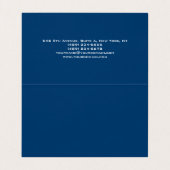 Duidelijke Eenvoudige Moderne Trendy Minimalist Visitekaartje (Binnenkant ongevouwen)