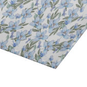 Duidelijke Elegantie: Transparante Blauwe &Green B Snijplank (Hoek)