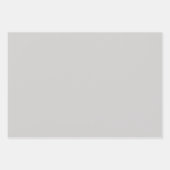 Duidelijke Gans Groene Wolf Grijs Shades 3 Tones Inpakpapier Vel (Voorkant)