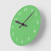 Duidelijke groene klok (Hoek)