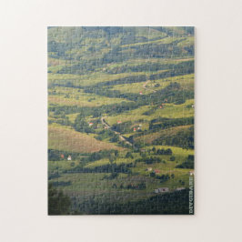 Duidelijke groene relaxpuzzel legpuzzel