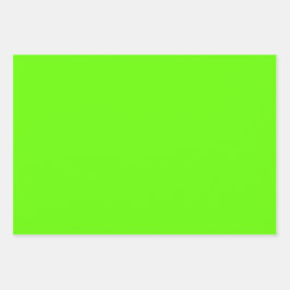 Duidelijke heldere lente UFO groen tinten 3 tonen Inpakpapier Vel