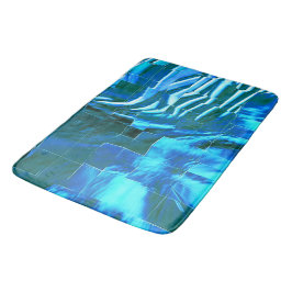 Duidelijke hemelmozaïek abstracte metalen textuur badmat