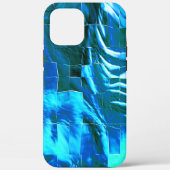 Duidelijke hemelmozaïek abstracte metalen textuur Case-Mate iPhone case (Achterkant)