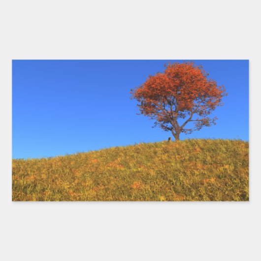 Duidelijke herfst-dag stickers (Voorkant)