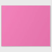 Duidelijke Hete Roze Kleur Shade Tone Cadeaupapier (Vlak)